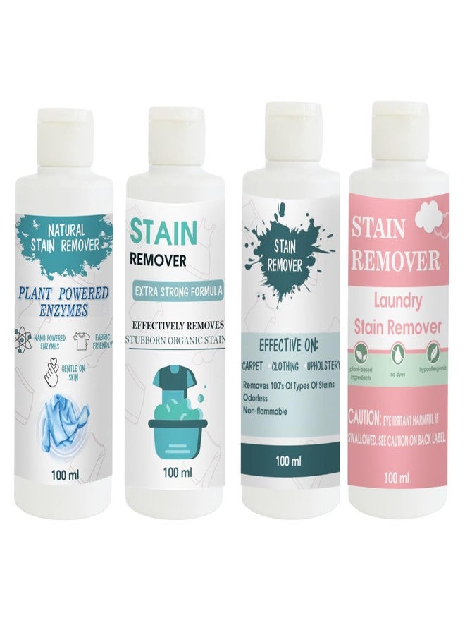 مجموعة مزيلات البقع من توفوس: مزيل بقع القمصان، والدمى، والسماء، والوردي | محلول تنظيف متعدد الأسطح للملابس والأقمشة والمفروشات (100 غرام لكل عبوة) - Image 1